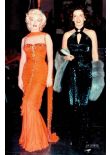 Marilyn Monroe Orange Formal Dress In Gentlemen Prefer Blondes