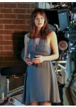 Dakota Johnson Inspired Short Pink Chiffon Dress in Movie Fifty Shades of  Grey
