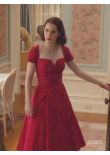 Classic Red Dress Costume Dress In Marvelous Mrs Maisel