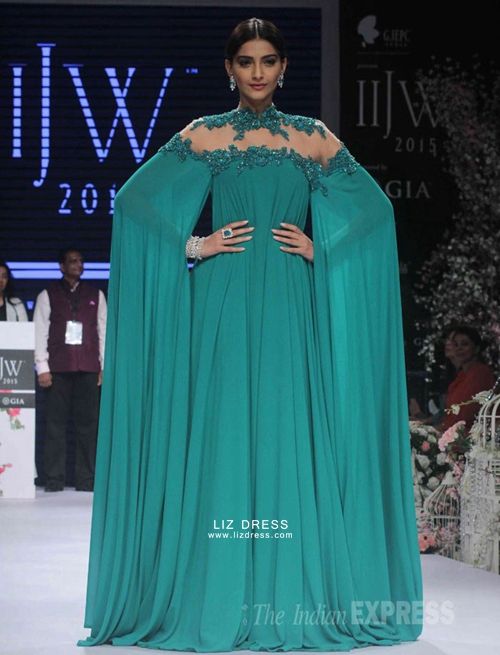 cape dress green