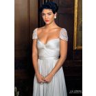 Vanessa Gossip Girl Silver Cap-sleeve Celebrity Dress Jessica Szohr