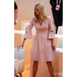 Ivanka trump pink lace dress best sale