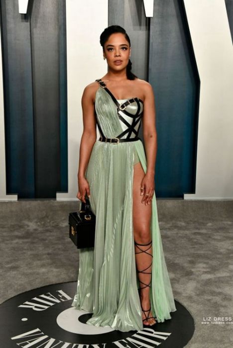 oscars 2020 green dress