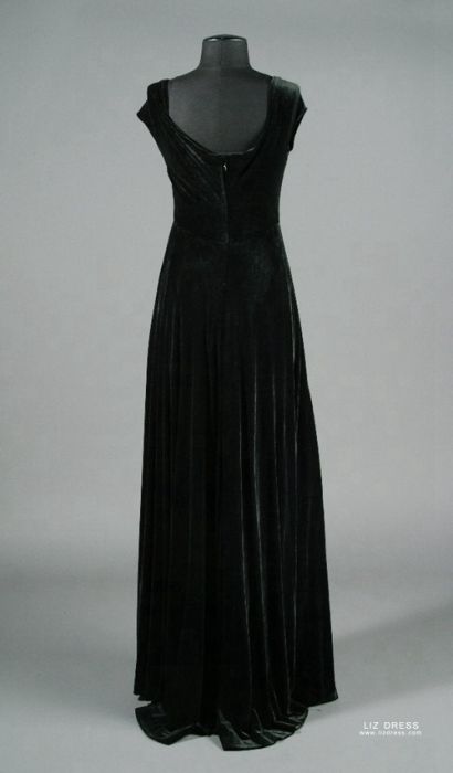 Long Black Dress for Concert