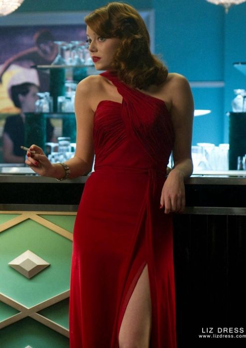 Emma Stone's Valentino Red Dress