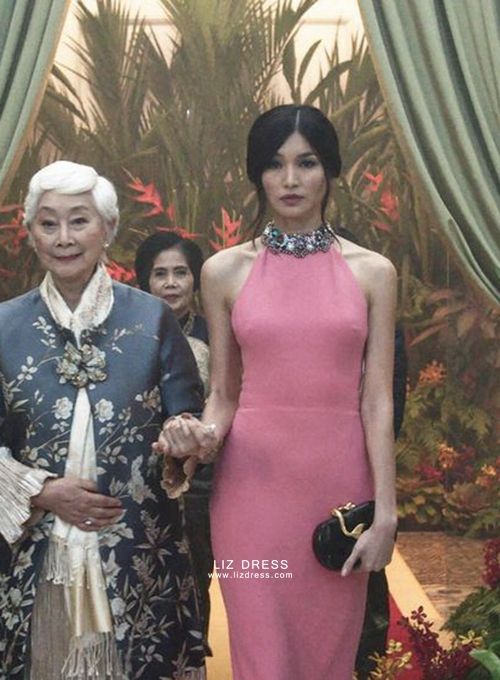 Gemma chan 2025 pink dress